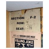 Group of Original Vintage Concert Flyer Posters