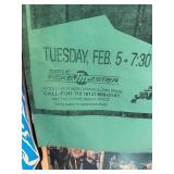 Group of Original Vintage Concert Flyer Posters