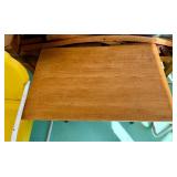 Coffee Table Made w/Antique Cast Iron Sewing Cabinet Treadle Base