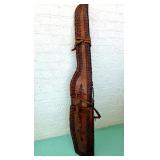 Great Looking Vintage Handmade Leather Rifle or Shotgun Case