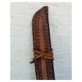 Great Looking Vintage Handmade Leather Rifle or Shotgun Case