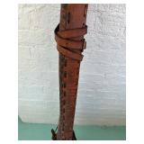 Great Looking Vintage Handmade Leather Rifle or Shotgun Case