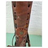 Great Looking Vintage Handmade Leather Rifle or Shotgun Case