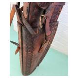 Great Looking Vintage Handmade Leather Rifle or Shotgun Case