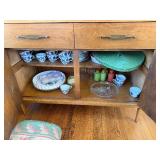 Excellent Condition Mid Century 2-Piece Hutch "Dina-Sett" by Keller