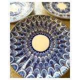 Lomonosov USSR Teapot & 2 Cups with Saucers