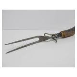 Antique Stag Horn & Sterling Silver Handle Cutlery Set