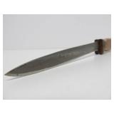 3 Primitive Antique Long Knives