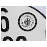 Matching Pair of Vintage Metal German License Plates