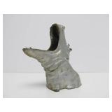 Old Vintage Cast Iron Hippo
