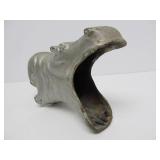 Old Vintage Cast Iron Hippo