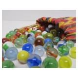 Bag Full of Old Vintage Marbles