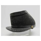 Original Period Civil War Shako Hat - J.H. McKenney Military Goods Label
