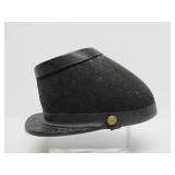 Original Period Civil War Shako Hat - J.H. McKenney Military Goods Label
