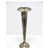 Vintage Weighted Sterling Silver Bud Vase