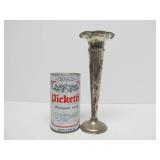 Vintage Weighted Sterling Silver Bud Vase