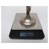 Vintage Weighted Sterling Silver Bud Vase