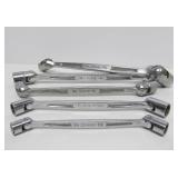 Set of 5 SNAP-ON Double End Flex Socket Wrenches