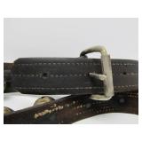 LARGE Antique Leather Strap Sleigh Bell Set