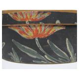 Wonderful Original 18th Century Painted Oval Box