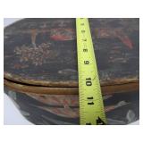 Wonderful Original 18th Century Painted Oval Box