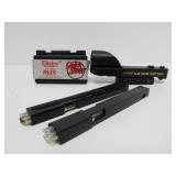 Like-New Working DAISY POWERLINE 45 Air Pistol w/Case, Laser Sight & Magazines