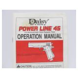 Like-New Working DAISY POWERLINE 45 Air Pistol w/Case, Laser Sight & Magazines