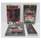 Group of New in Package WENGER Swiss Army Knives & Pen Knife