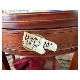 Wonderful Condition and Quality High End BAKER FURNITURE Inlaid Lamp Table w/Drawer