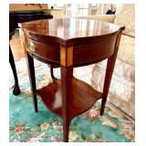 Wonderful Condition and Quality High End BAKER FURNITURE Inlaid Lamp Table w/Drawer