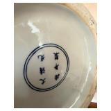 2 Large Ceramic Oriental Planters