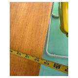 Coffee Table Made w/Antique Cast Iron Sewing Cabinet Treadle Base