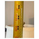 Stiffel Brass Table Lamp Model 6818 Cream Shade 34in Good