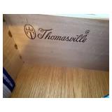 Thomasville Fisher Park Door Dresser w Tri Fold Mirror Oak Finish