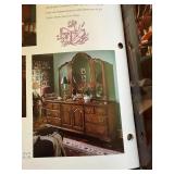 Thomasville Fisher Park Door Dresser w Tri Fold Mirror Oak Finish