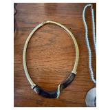 Lot of 5 Fashion Necklaces Pendant Beaded Collar Assorted Styles