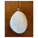 3 Pc Statement Necklace Lot Shell Pendants Beaded Strands Fashion Jewelry