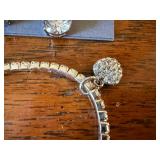 Costume Jewelry Lot Eliot Danori CZ Earrings Rhinestone Bracelet