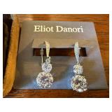 Costume Jewelry Lot Eliot Danori CZ Earrings Rhinestone Bracelet