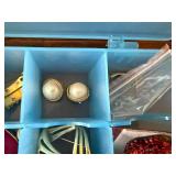 Mixed Vintage Costume Jewelry Lot Trifari Sterling Earrings Pins