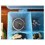 Mixed Vintage Costume Jewelry Lot Trifari Sterling Earrings Pins