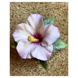 Eclectic Decor Lot Owl Pottery Basket Wood Mask Faux Hibiscus