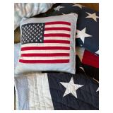 Tommy Hilfiger Americana Bedding Set Quilt Sham Pillow Flag Stars
