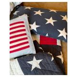 Tommy Hilfiger Americana Bedding Set Quilt Sham Pillow Flag Stars