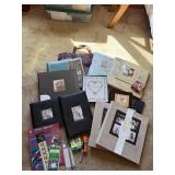 Scrapbook Photo Album Lot Memory Books Supplies Tote Mixed Craft Set