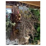 Mixed Seasonal Wreaths Garlands Holiday Decor Lot Twig Pine Cone