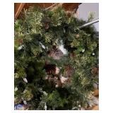 Mixed Seasonal Wreaths Garlands Holiday Decor Lot Twig Pine Cone