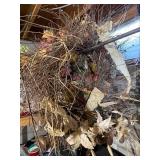 Mixed Seasonal Wreaths Garlands Holiday Decor Lot Twig Pine Cone