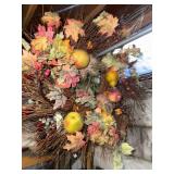 Mixed Seasonal Wreaths Garlands Holiday Decor Lot Twig Pine Cone