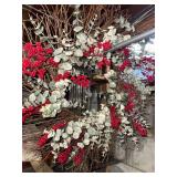 Mixed Seasonal Wreaths Garlands Holiday Decor Lot Twig Pine Cone